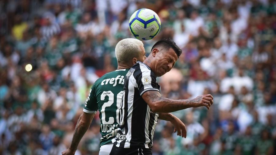 Botafogo pede impugnação do jogo com o Palmeiras, que terminou com vitória alviverde por 1 a 0 - Andre Borges/AGIF