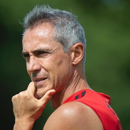 Paulo Sousa comanda treino no CT - Alexandre Vidal / Flamengo