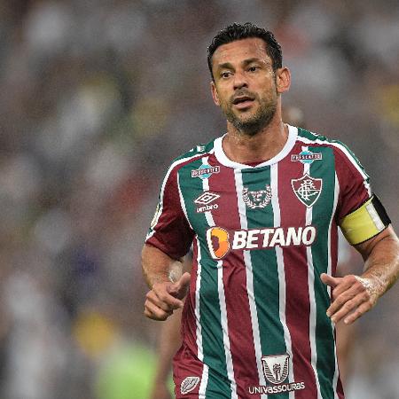 Fred atuando pelo Fluminense na sua despedida - Thiago Ribeiro/AGIF