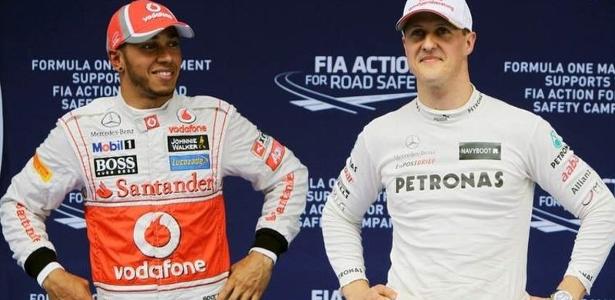 Hamilton e Schumacher: 30 anos vencendo