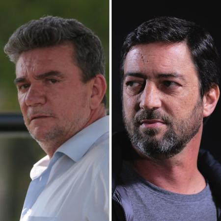 Andrés Sanchez e Duílio Monteiro Alves, ex-presidentes do Corinthians - Montagem UOL