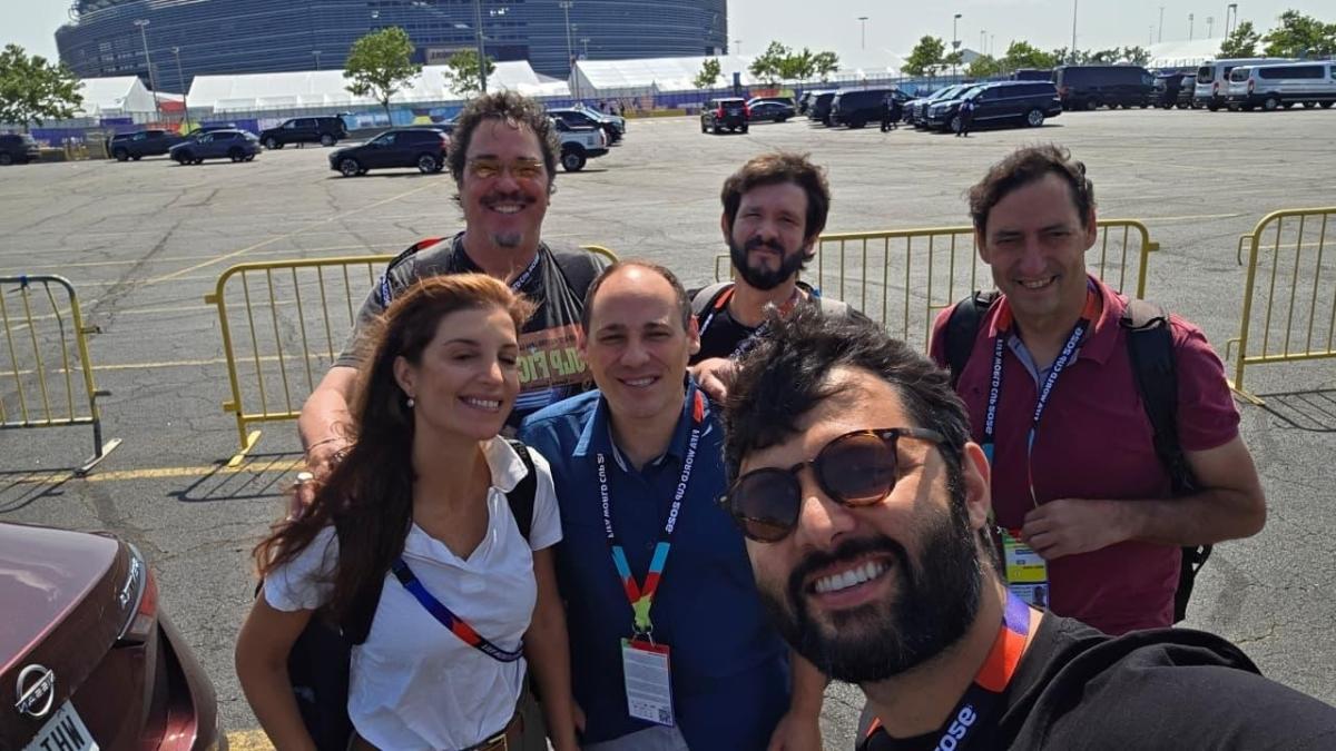 Uma equipe pronta e muito bem preparada para trabalhar na final da Copa