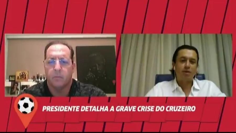 Presidente do Cruzeiro diz que já precisou auxiliar o clube financeiramente - Reprodução/Fox Sports