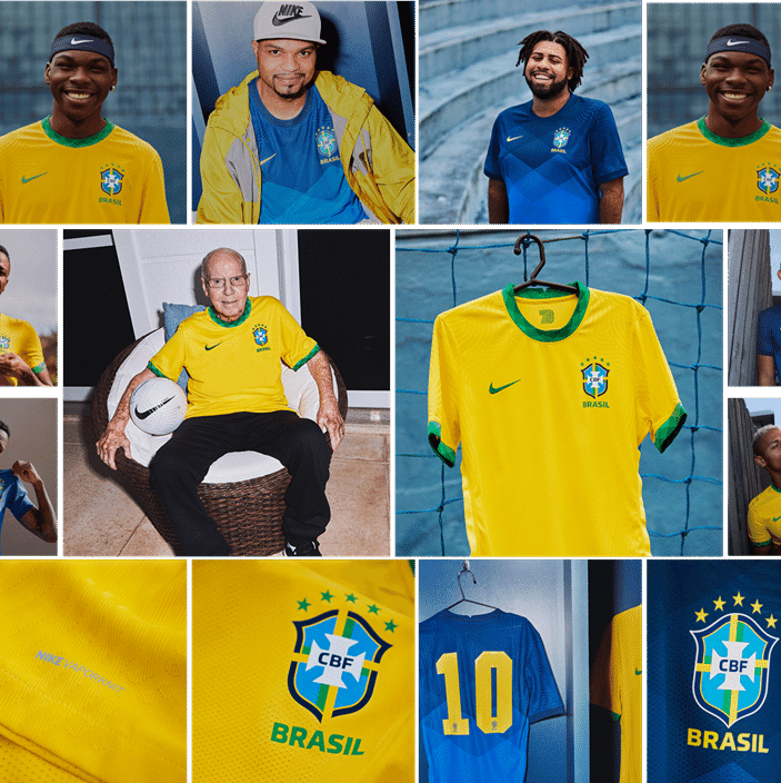 Nike lança novas camisas da seleção brasileira em homenagem à Copa