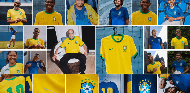Nike lança novas camisas da seleção brasileira em homenagem à Copa de 70 -  08/11/2020 - UOL Esporte