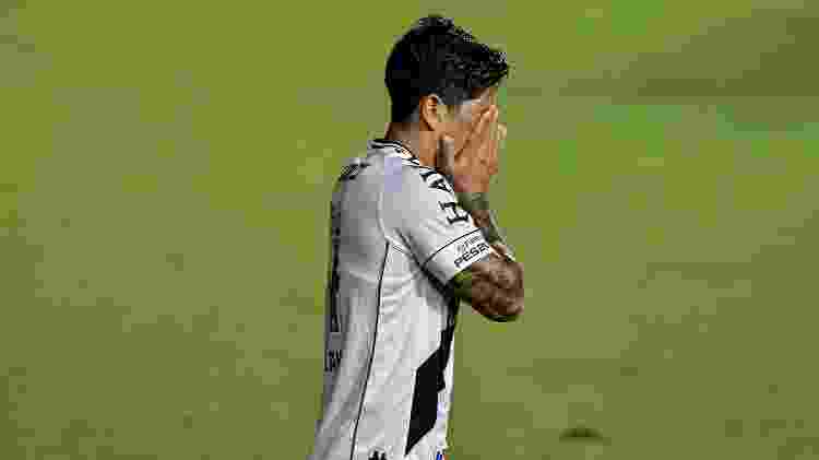 Germán Cano, atacante do Vasco, lamenta chance perdida contra o Goiás - Thiago Ribeiro/Thiago Ribeiro/AGIF - Thiago Ribeiro/Thiago Ribeiro/AGIF