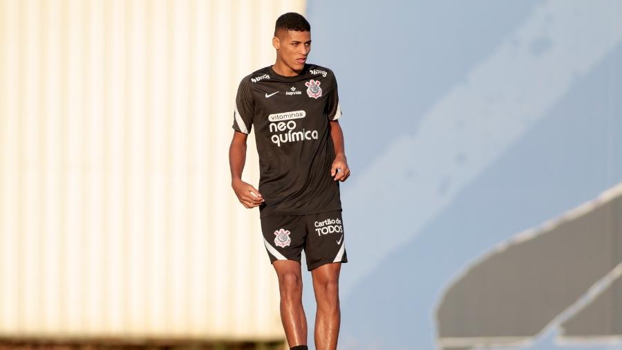 Rodrigo Varanda em treino do Corinthians no CT Joaquim Grava. - Rodrigo Coca/Agência Corinthians