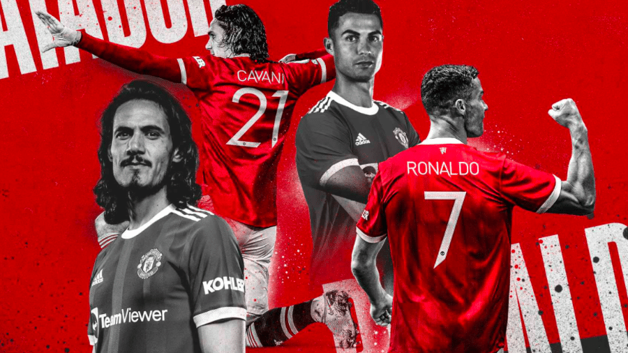 Cristiano Ronaldo usará camisa 7 no Manchester United; Cavani fica com a 21 - Divulgação