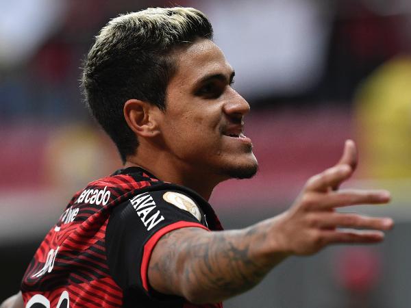 Pedro marcou para o Flamengo na partida contra o Juventude, válida pelo Campeonato Brasileiro