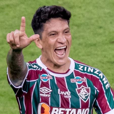 Cano celebra gol em Fluminense x Sporting Cristal, duelo da Libertadores - MAGA JR/AGÊNCIA F8/ESTADÃO CONTEÚDO