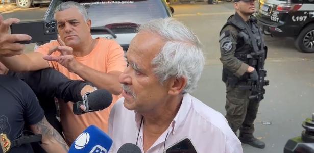 The father of the president of Mancha is crying at the police station and says that his son is innocent