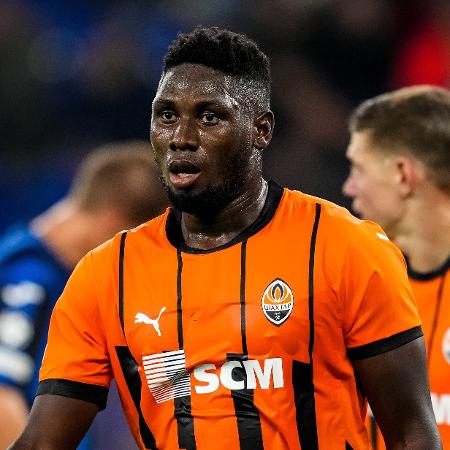 Lassina Traoré, atacante do Shakhtar Donetsk, durante jogo contra a Atalanta pela Champions League - Rene Nijhuis/MB Media/Getty Images