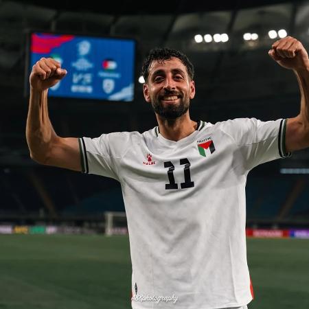 Oday Dabbagh, maior artilheiro da história da Palestina, comemora vitória nas Eliminatórias Oday Dabbagh, maior artilheiro da história da Palestina, comemora vitória nas Eliminatórias
