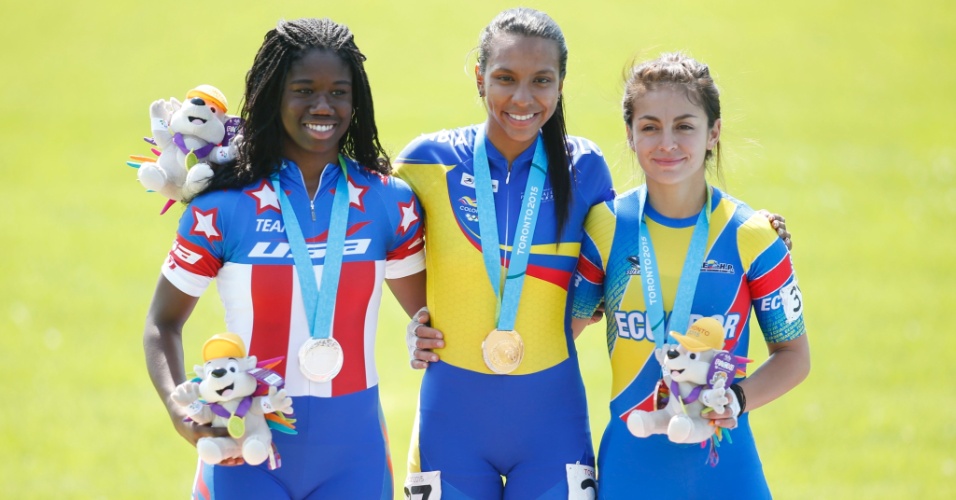 Na ordem de medalhas, o pódio dos 500m da patinação de velocidade foi preenchido por: Hellen Andrea Montoya Rios (COL), Erin Jackson (EUA) e Ingrid Factos Henao (EQU)