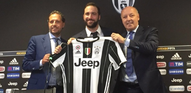 Higuaín foi apresentado oficialmente como jogador da Juventus - Juventus FC/Divulgação
