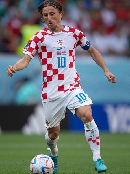 Croatia's Luka Modric against Morocco in the World Cup - Visionhaus/Getty Images - Visionhaus/Getty Images