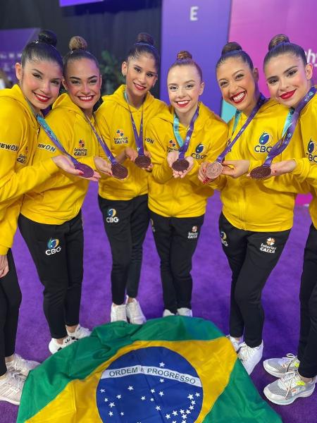 Brasil conquista bronze em etapa da World Challenge Cup de ginástica rítmica