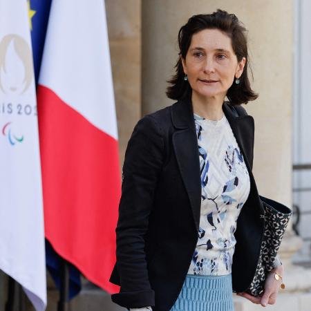 Amélie Oudéa-Castéra, ministra do Esporte da França