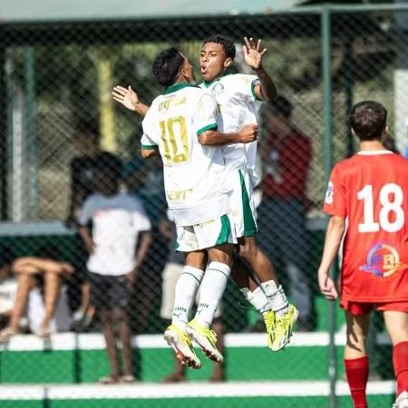 Sub-15 do Palmeiras bateu o União Mogi por 19 a 1 pelo Paulistão da categoria - Jhony Inacio/@jhonyfotoesportiva