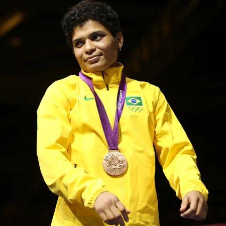 Adriana Araújo, bronze no boxe nos Jogos Olímpicos de Londres