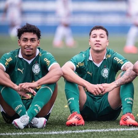 Os atacantes Luighi e Thalys farão parte do elenco profissional do Palmeiras em 2025