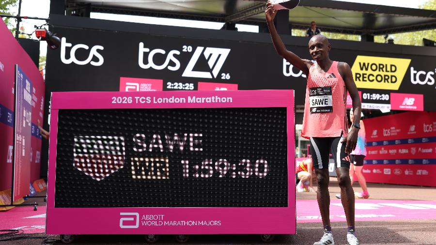 Sabastian Sawe venceu a Maratona de Londres