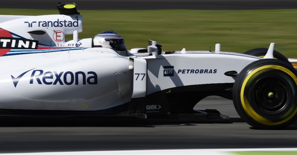 Valtteri Bottas, da Williams, durante treino livre em Monza