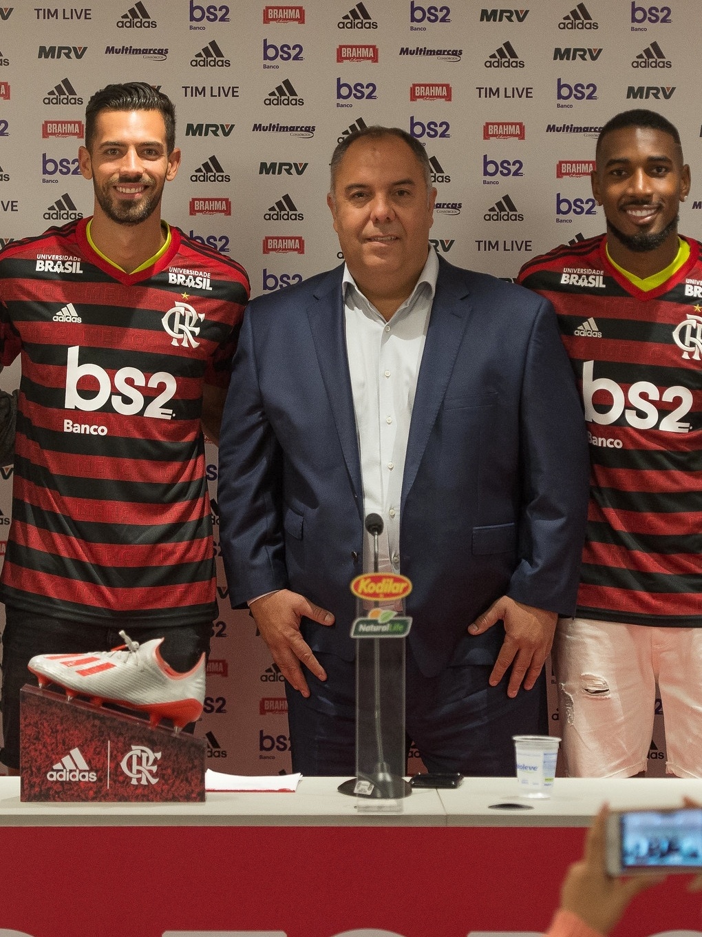 Novo reforços do Flamengo, Gerson e Pablo Marí fazem primeiro