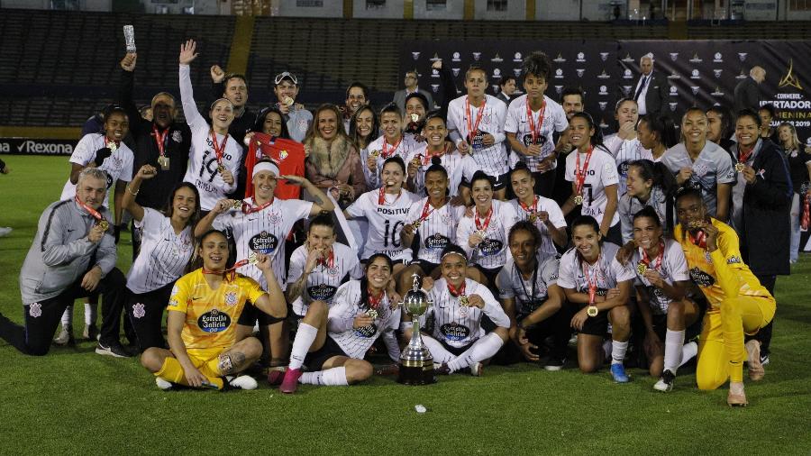 Time do Corinthians campeão da Libertadores Feminina 2019 - Reprodução/Twitter/LibertadoresFEM