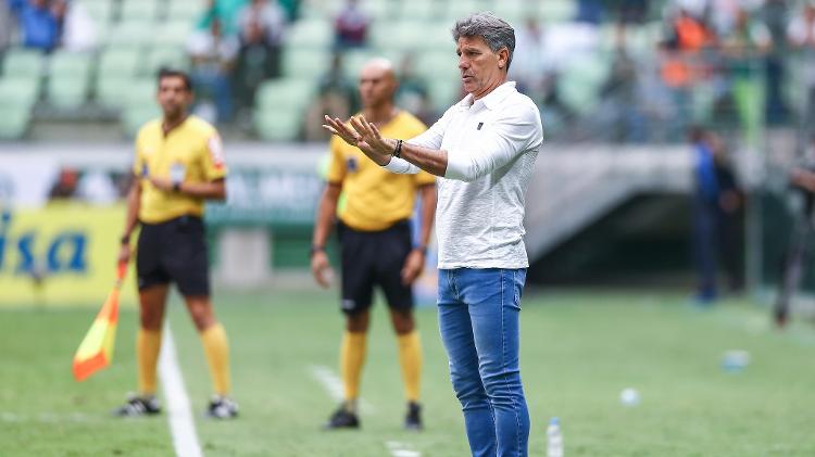 Renato Gaúcho é o treinador que está há mais tempo no comando de clube da Série A - Lucas Uebel/Grêmio FBPA