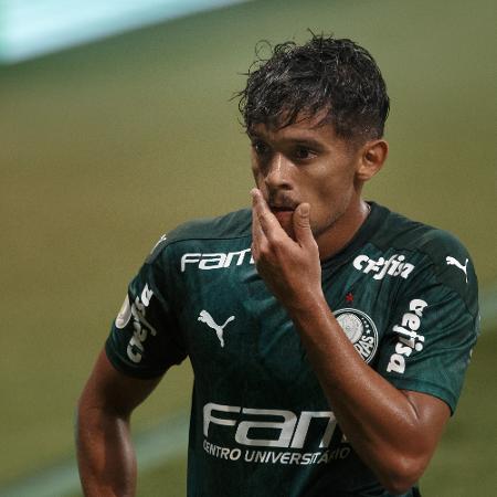 Gustavo Scarpa, do Palmeiras, fez o gol contra o Defensa y Justicia - Ettore Chiereguini/AGIF