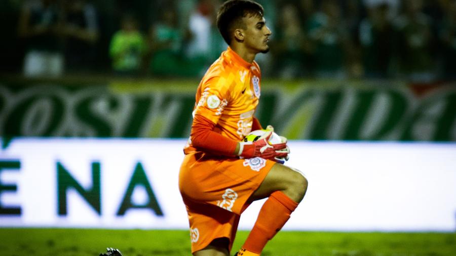 Matheus Donelli foi titular no jogo Palmeiras x Corinthians, válido pela terceira rodada do Brasileirão - ALOISIO MAURICIO/FOTOARENA/ESTADÃO CONTEÚDO