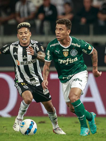Atlético-MG e Palmeiras já se enfrentaram três vezes em 2022, pelo Brasileirão e Libertadores, e todos os jogos terminaram empatados - Staff Images / CONMEBOL