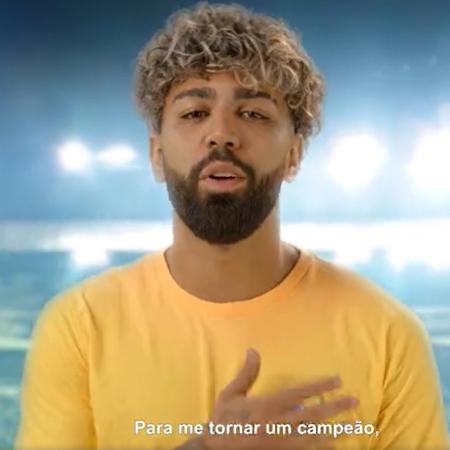 Gabigol, atacante do Flamengo, participou da campanha de Ministério da Saúde - Reprodução