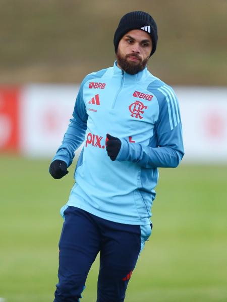 Michael durante treino do Flamengo