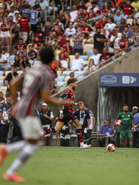 Léo Pereira during jogo between Flamengo and Fluminense