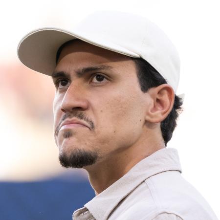 Pedro, atacante do Flamengo, antes de jogo contra o São Paulo Pedro, atacante do Flamengo, antes de jogo contra o São Paulo