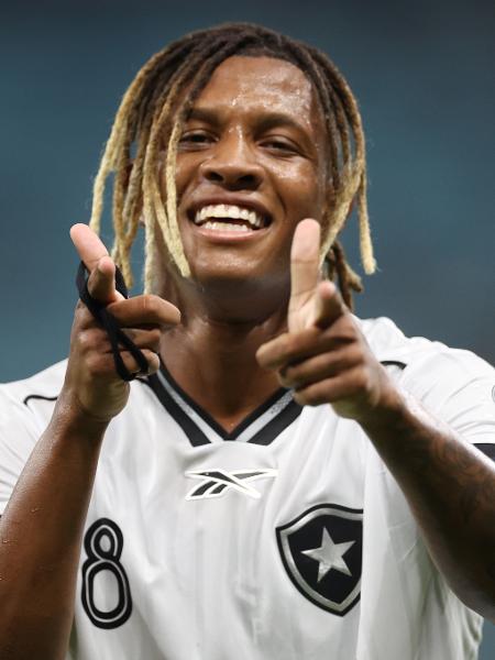 Danilo festeja gol do Botafogo sobre o Grêmio em duelo do Brasileirão Danilo festeja gol do Botafogo sobre o Grêmio em duelo do Brasileirão
