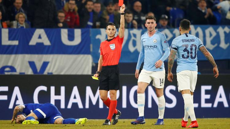 Otamendi expulso - Wolfgang Rattay/Reuters - Wolfgang Rattay/Reuters