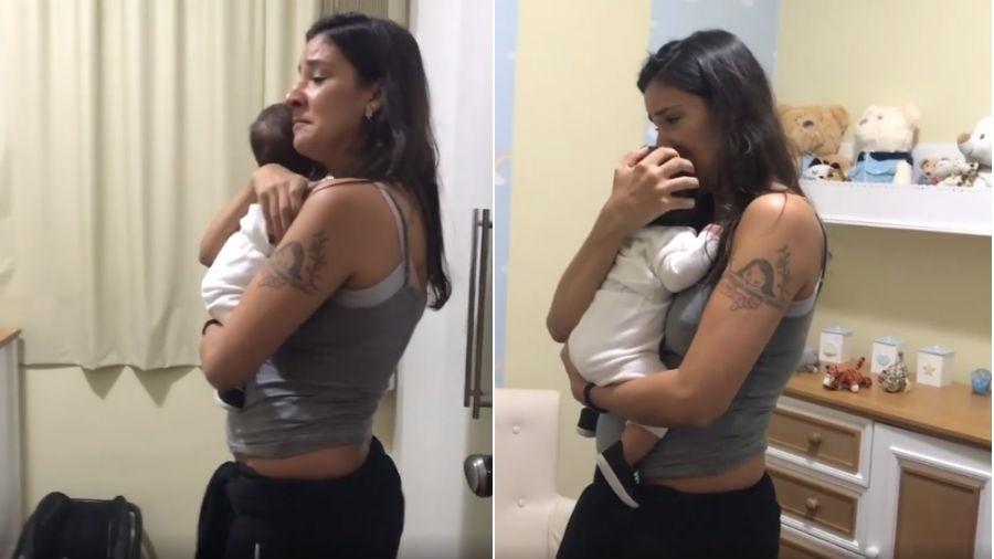  Joanna Maranhão se emociona ao entrar no quarto do filho - Reprodução/Instagram