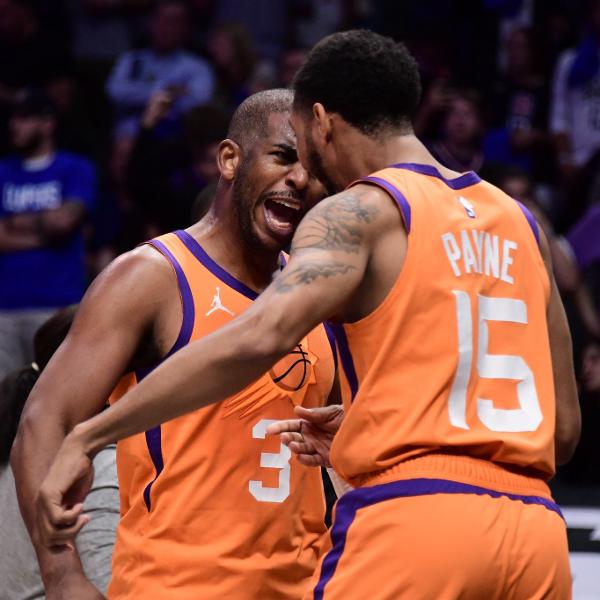 Chris Paul e Cameron Payne vibram em vitória do Phoenix Suns contra o Los Angeles Clippers