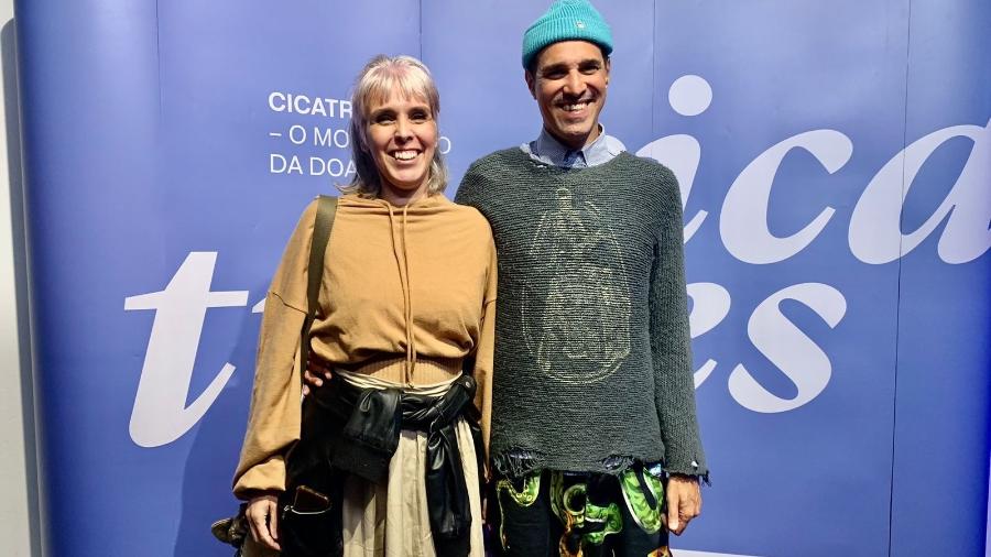 O técnico da seleção olímpica de skate Rogério Mancha e esposa Camila Borba - Arquivo Pessoal