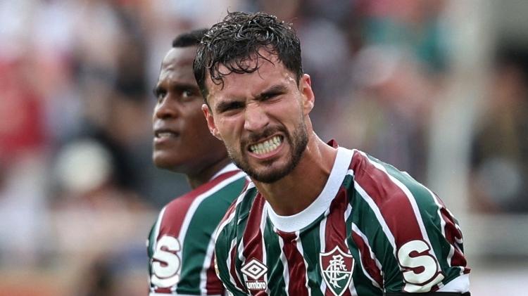 Martinelli comemora gol marcado pelo Fluminense contra o Al-Hilal no Mundial Martinelli comemora gol marcado pelo Fluminense contra o Al-Hilal no Mundial