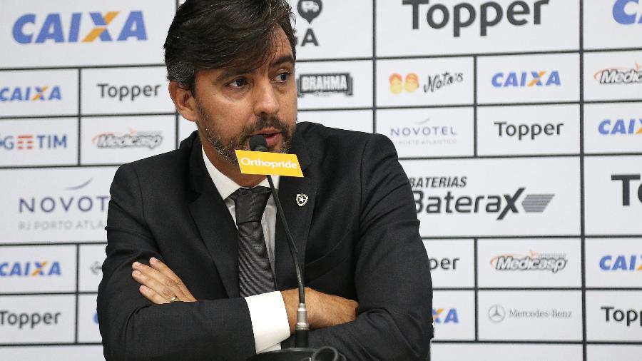 Gustavo Noronha deixou o cargo de vice de futebol do Botafogo por conta de resultados ruins - VITOR SILVA/SSPRESS/BOTAFOGO
