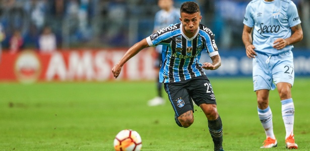 Volante fez um gol e foi destaque em jogo contra o Sport, no sábado - Lucas Uebel/Grêmio