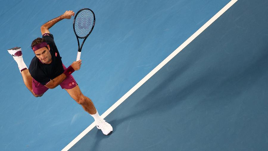 Roger Federer na segunda rodada do Australian Open 2020 - Reuters