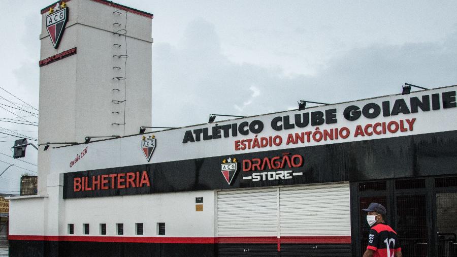 Estádio Antonio Accioly vai receber, neste fim de semana, a estreia do Flamengo no Brasileirão - Heber Gomes/AGIF