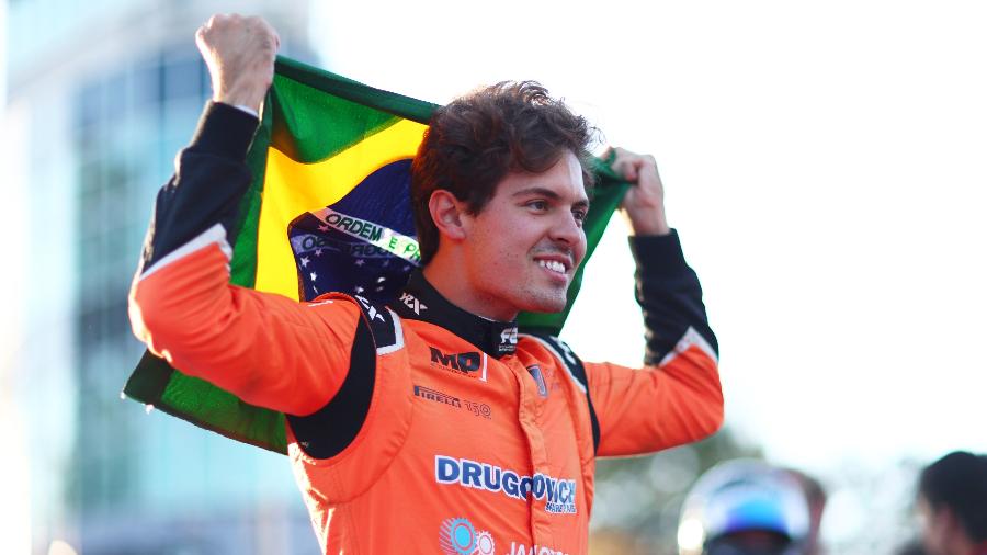 Felipe Drugovich comemora título antecipado da Fórmula 2 no Circuito de Monza - Dan Istitene - Formula 1/Formula Motorsport Limited via Getty Images