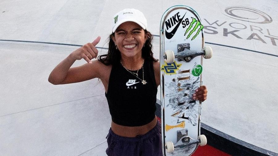 Rayssa Leal vence final nos Emirados Árabes Unidos e se torna campeã mundial de skate street - Divulgação/World Skate