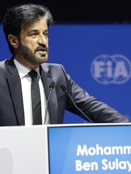 Mohammed Ben Sulayem na abertura da Assembleia Geral da FIA, no fim de 2022  - FIA